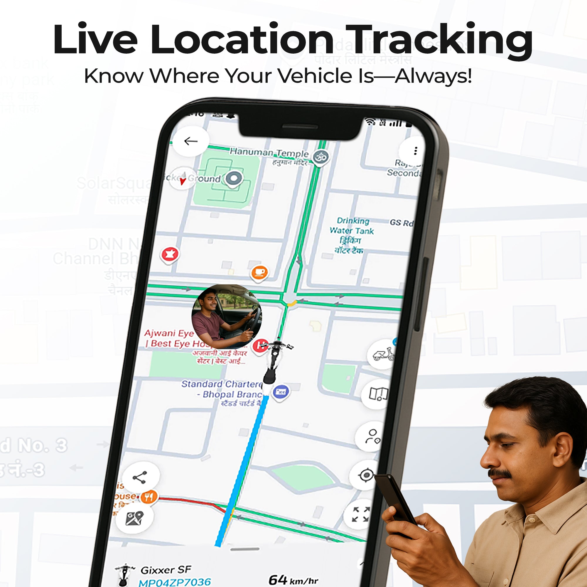 Ajjas Lite - Wired GPS Tracker for Car and Bike