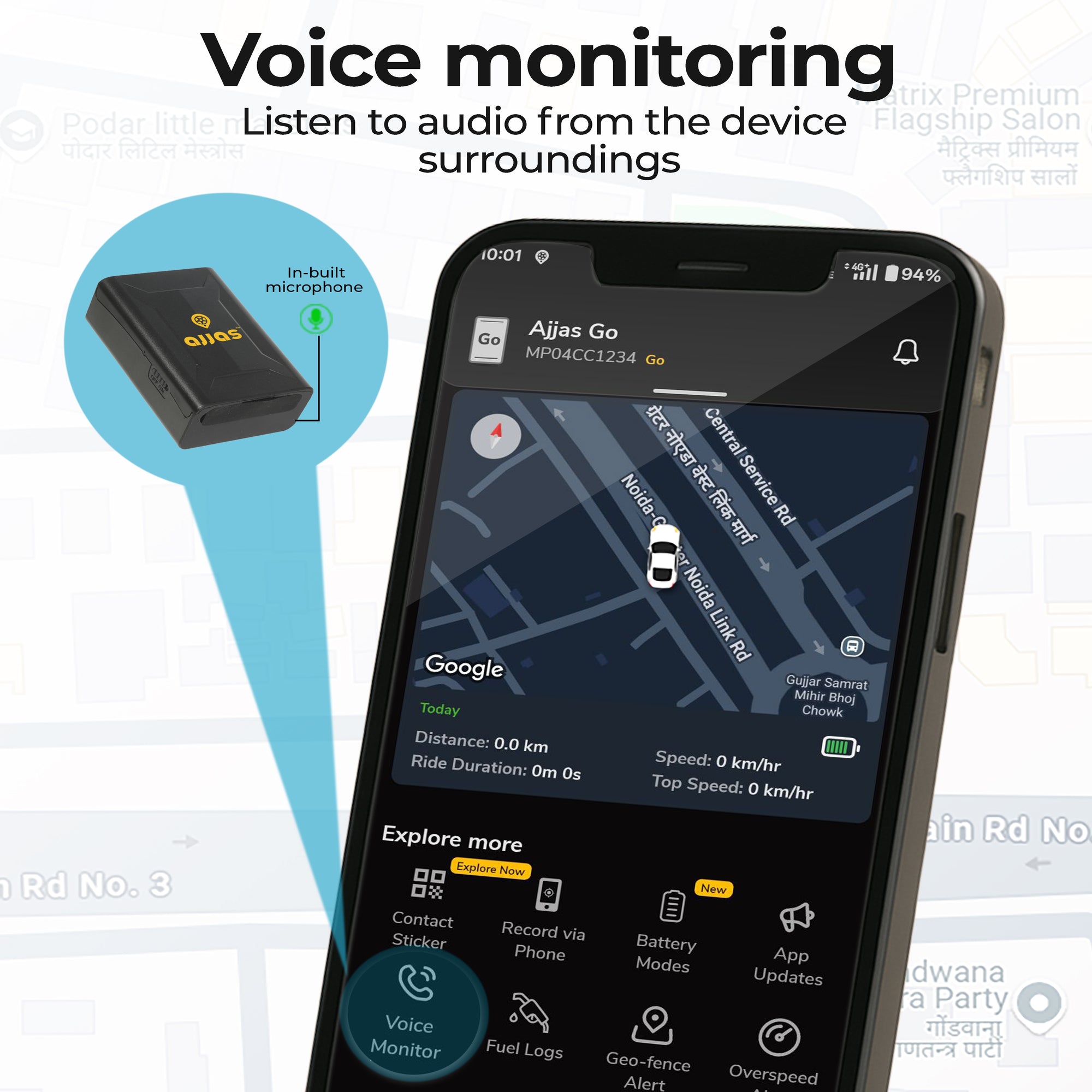 Ajjas GO - Wireless Smart GPS Tracker