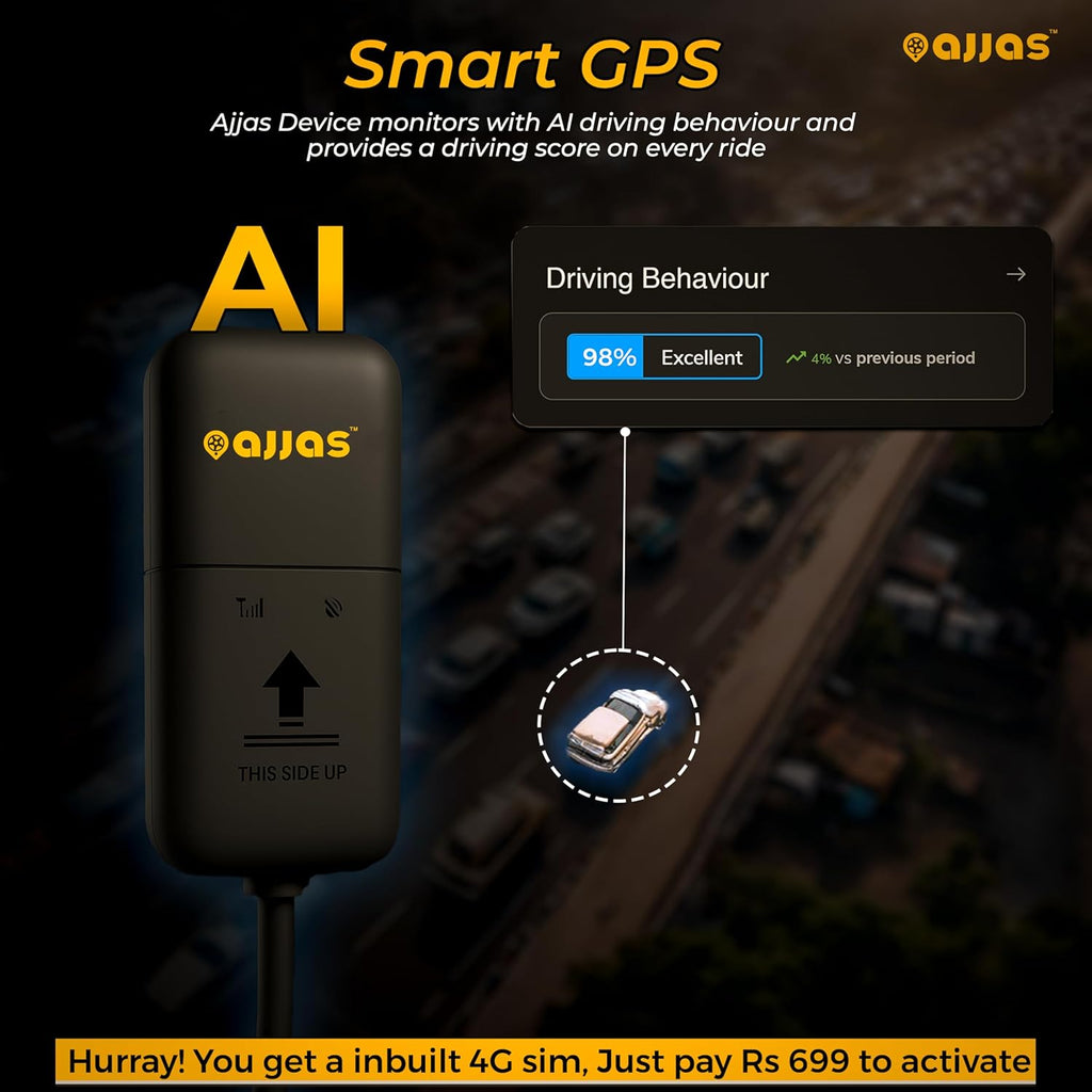 Wired 4G GPS tracker for Bike & Car (Remote Engine Lock/Unlock)