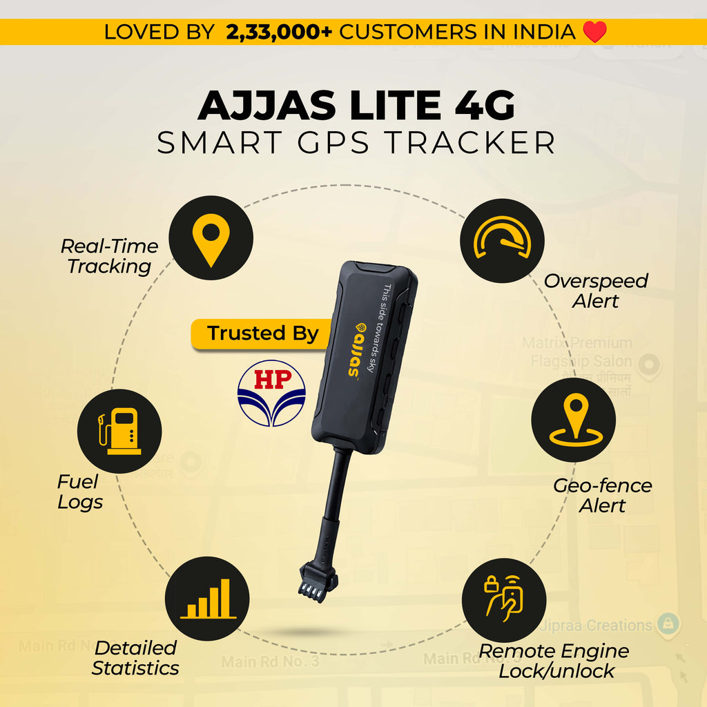 Wired 4G GPS Tracker for Bike & Car –2 Years Data Included (Lite 4G)