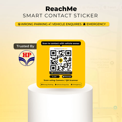 Contact Sticker for Car (Reach Me)