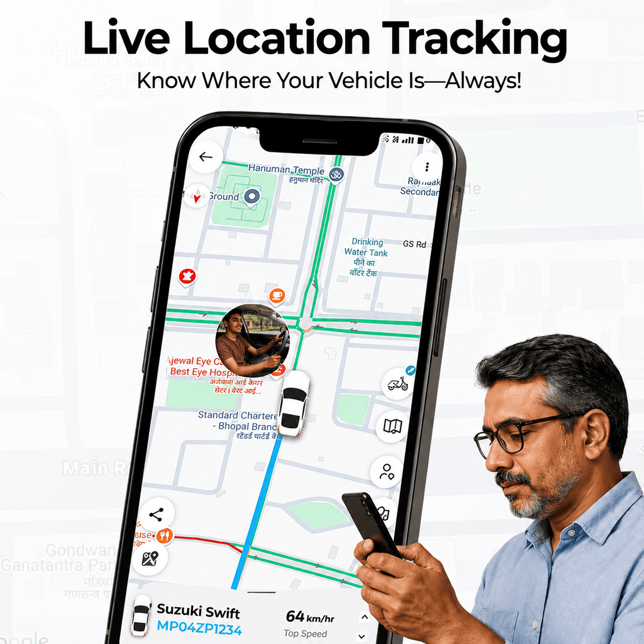 Ajjas Lite - Wired GPS Tracker for Car & Bike