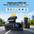 Ajjas 4K Ultra HD Dual Channel Car Dash Cam