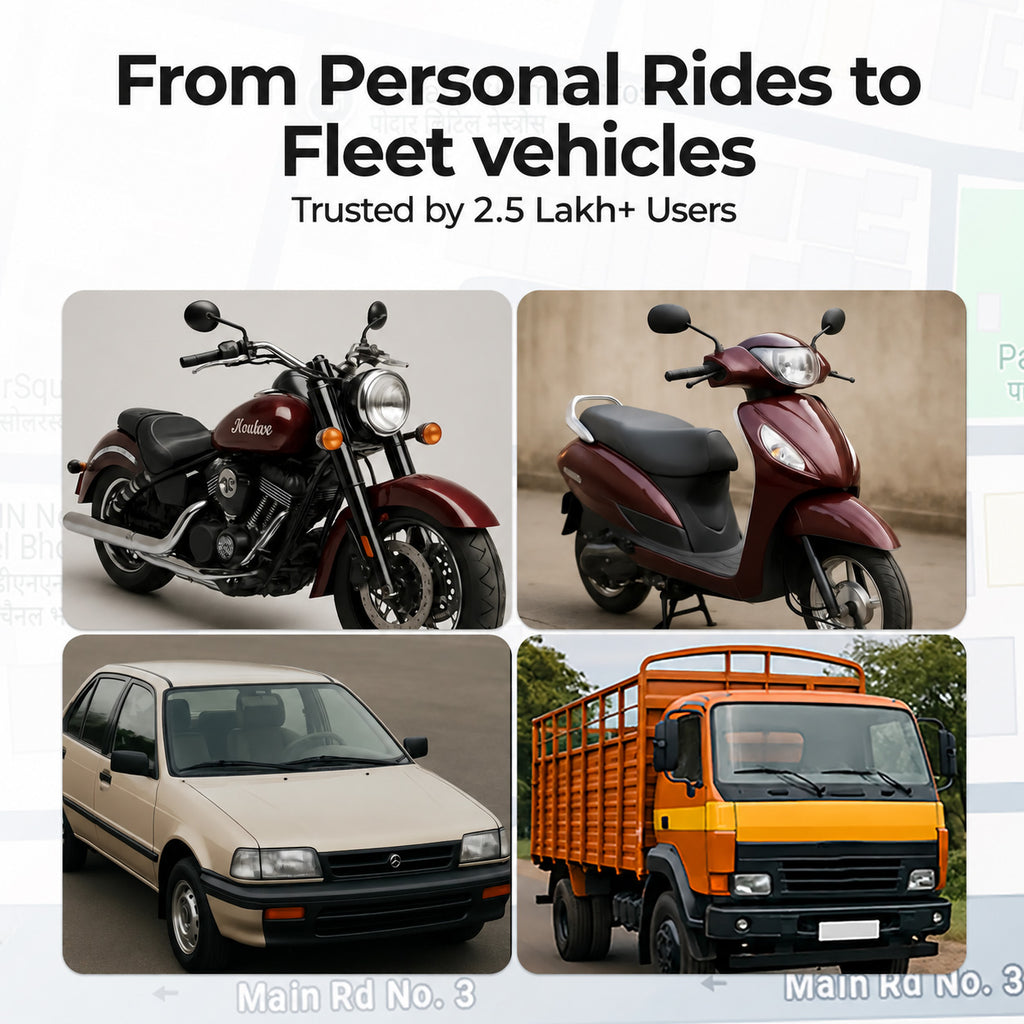 Wired 4G GPS tracker for Bikes and Cars (Lite 4G)