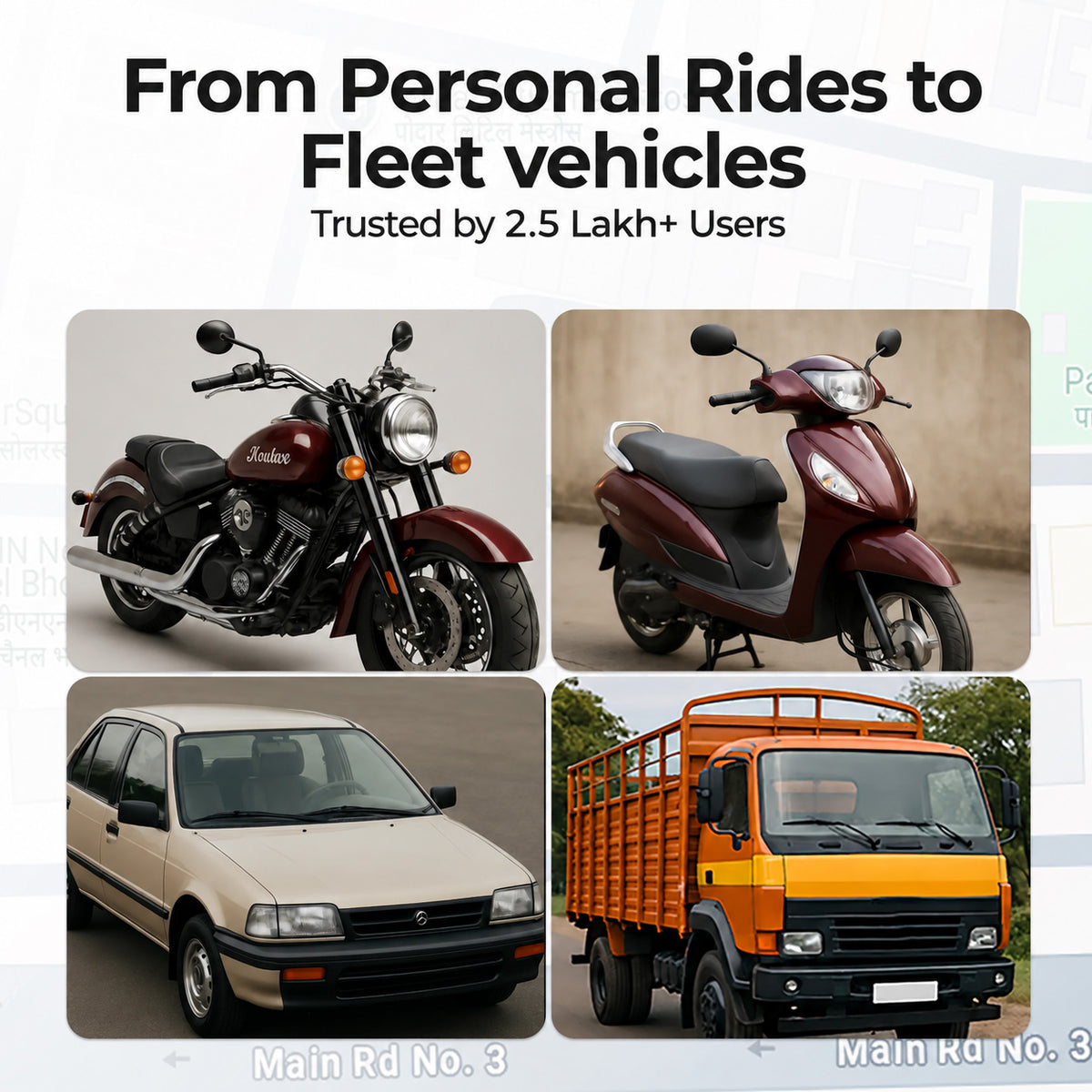 Wired 4G GPS tracker for Bikes and Cars (Lite 4G)
