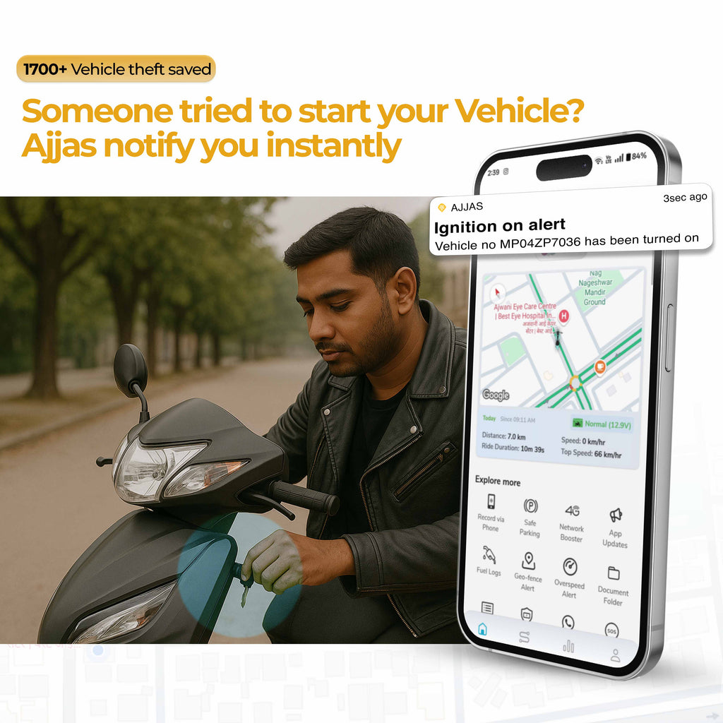 Ajjas Lite - Wired GPS Tracker for Car & Bike