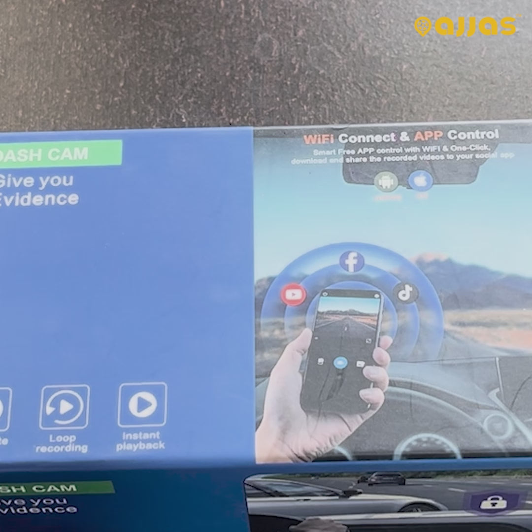 Ajjas 4K Ultra HD Dual Channel Car Dash Cam