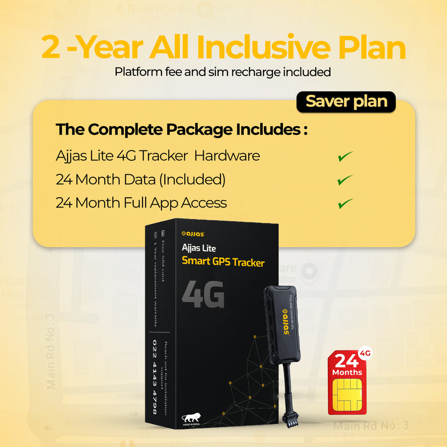 GPS Tracker with Engine Lock/unlock and Live location tracking – Ajjas