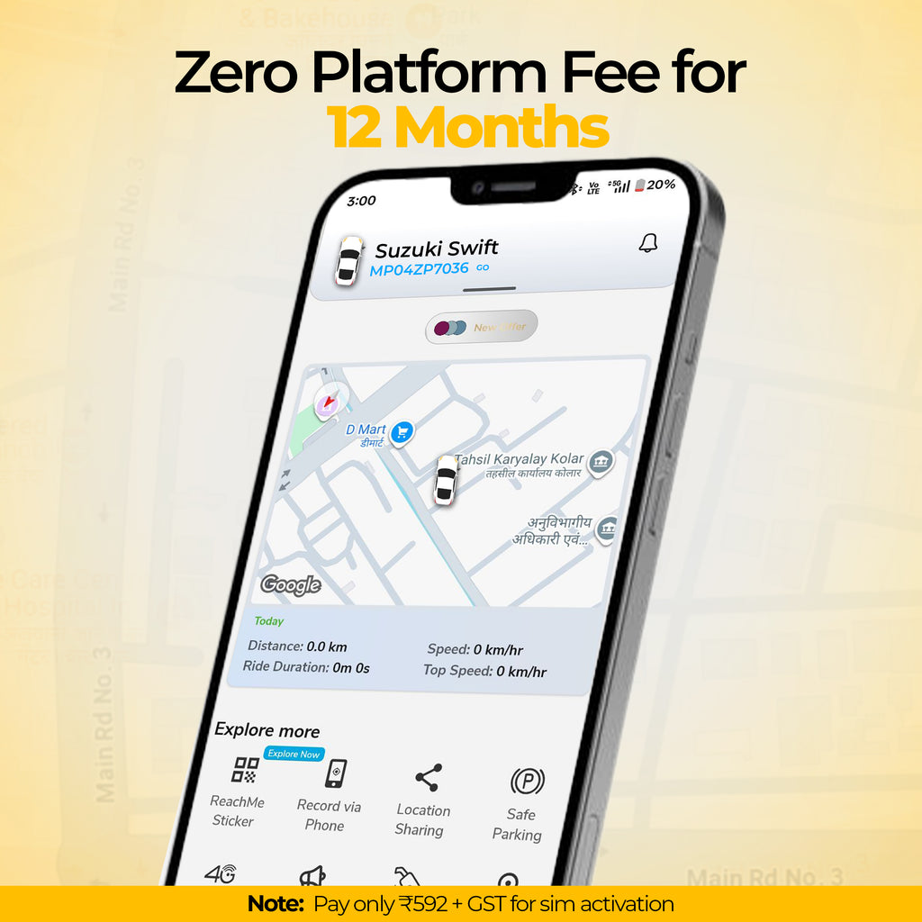 Wireless GPS Tracker for Car (Go)