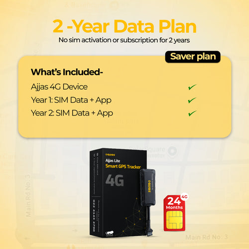 4G Wired GPS Tracker for Bike –2 Years Data Included