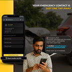 Reach Me Contact Sticker for Car and Bike