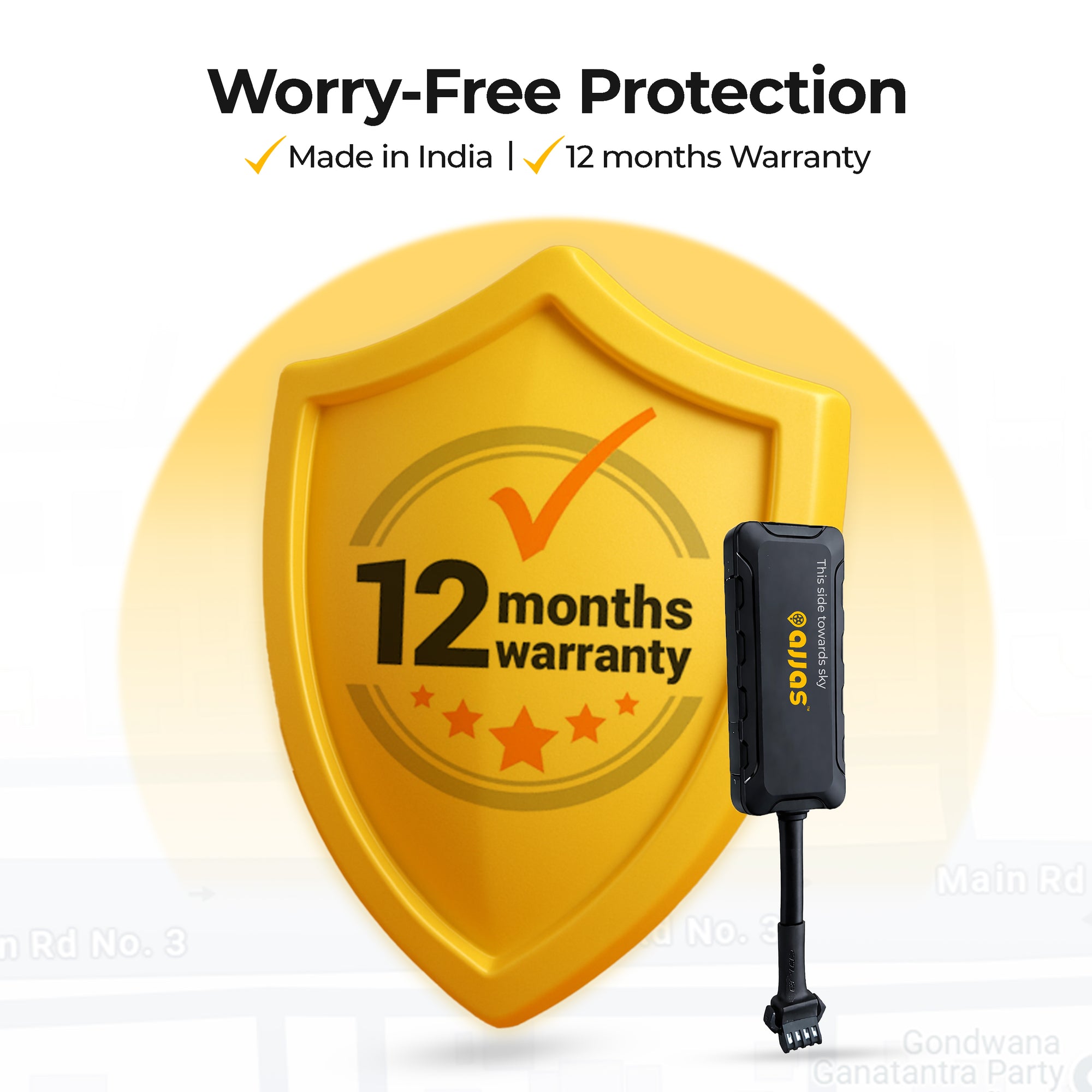 Ajjas Lite - Wired GPS Tracker for Car & Bike